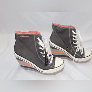 Rock & Candy Lulu Jungle Wedge Shoes Women's 10 Vintage